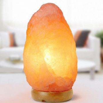 Lámpara de Sal Himalaya 700g con Luz LED a Pilas para Mesa