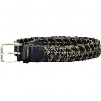 Gant Green Leather Belt - 90 cm / 36 Inches, Male, Contrasting Details