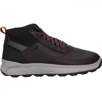 Botines de Hombre Geox U Spherica 4x4 B Abax A, color marrón, modelo U26FDA 0466K, impermeables y con suela antideslizante