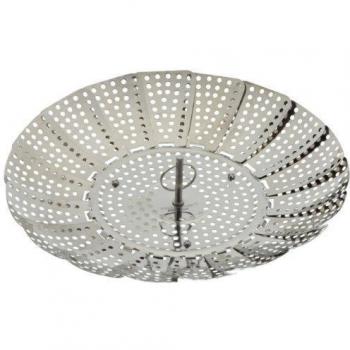 Fackelmann Cestillo de cocción a Vapor, Acero Inoxidable, 24 cm
