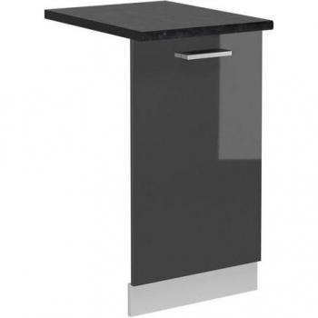 Tapa de Lavavajillas R-Line, Antracita Alto Brillo, 45 cm, Accesorio para Lavavajillas
