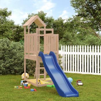 Parque infantil de exterior madera maciza de pino marrón vidaXL