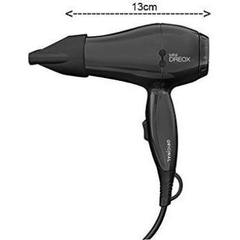 Sinelco Original Mini Dreox Secador de Pelo Negro 1100W