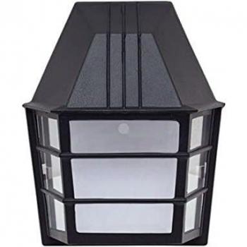 Aplique exterior aluminio Acrux 1xE27 negro