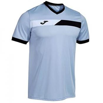 Camiseta de pádel Joma Court manga corta hombre celeste marino