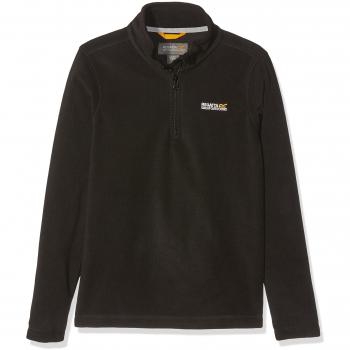 Regatta Junior Hot Shot II Black Half Zip Fleece