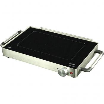 Barbacoa Plancha de Vidrio 800W Sogo BAR-SS-10375