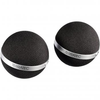 TerraTec CONCERT BT MOBILE STEREO - Altavoz Bluetooth portátil con sonido estéreo, conectividad inalámbrica, diseño compacto y ligero, batería recargable de larga duración