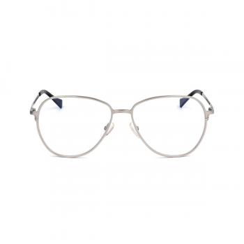 Saturnino Eyewear WHIPLASH 2 Gafas Recetadas para Hombre Plateadas con armazones de color plateado y lentes recetados de 57 mm