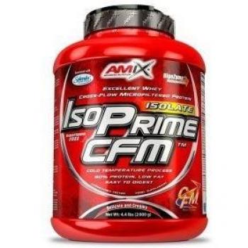 AMIX- Proteína Isolada, Isoprime CFM, Aislado de Proteína de Suero, Sabor Manza Verde con Canela, Ayuda a la Recuperación Muscular, Proteína de Suero de Alta Pureza, 2 Kg