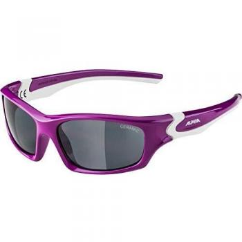 ALPINA Flexxy Gafas Deportivas, Girls, Berry-Blanco, Talla Única