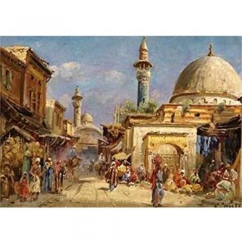 Puzzle Dorado - Calle Orientalista, 1000 Piezas
