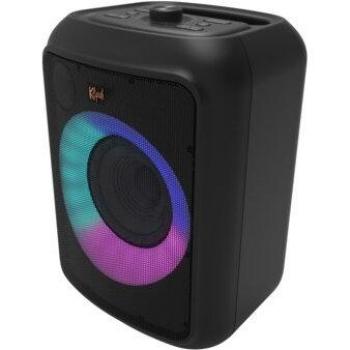 Klipsch GIG XL Portable Bluetooth Speaker with 8-Hour Battery Life, LED Effects, IPX4 Waterproof, USB/Mini-Jack/Microphone Inputs