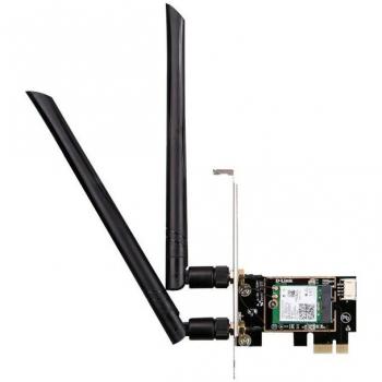 D-Link AX3000 Wi-Fi 6 PCIe Adapter with Bluetooth 5.0, Dual Band, Up to 2402 Mbps