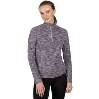 Camiseta de Manga Larga Trespass Edith Gris Platinum Marl para Mujer