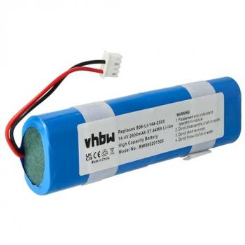 Batería Recargable Compatible con Ecovacs Deebot Ozmo Slim 10 DK36, 10 DN520, 10 DN55 (2600 mAh, 14.4 V, Li-Ion)
