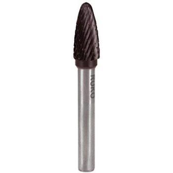 Ruko 116034TC - Fresas metal duro TiCN forma F - RBF arco completo