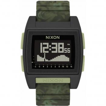 Nixon Base Tide Pro Sport Watch - Green Camo, One Size