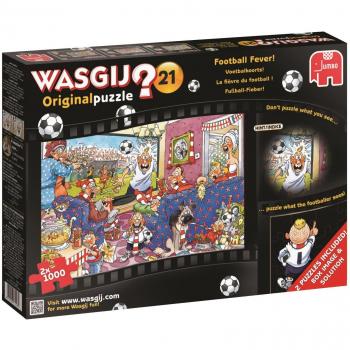 Rompecabezas Wasgij Original #21: Fiebre del Fútbol - 1000 piezas