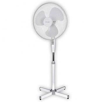 Ventilador de pie Activejet Regular WSR-40B Blanco, Gris y Plata
