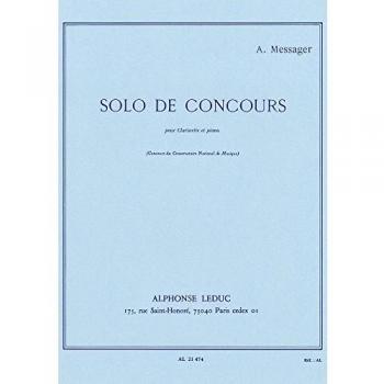 Solo de Concours Messager André - Solo para piano, interpretación clásica