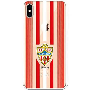 Funda Original Clear UD Almería Rayas Rojas y Blancas para iPhone XS Max