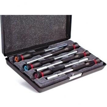 Mannesmann - M11715 - Juego de destornillador y llave de vaso, 6 piezas