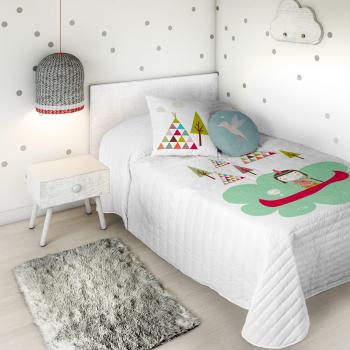HACIENDO EL INDIO Colcha bouti Indie Cama 105 cm