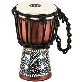 Meinl HDJ8-XXS Mini Djembe with Flower Design, 4.5 inches
