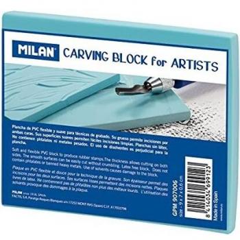 MILAN Planchas de Grabado, Azul, Pequeño