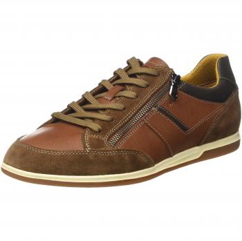 Geox Men's U Renan C Sneaker, Brown Cognac Browncotto C6n6g, 6 UK