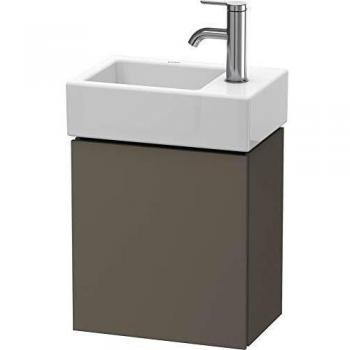Mueble Bajo Lavabo Duravit L-Cube 36,4x24,1cm, Wandhängend, Apertura Derecha, Color Gris Franela Satinado