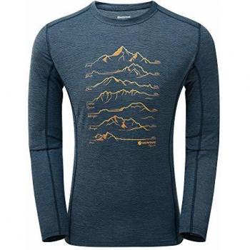 Montane Primino 140g 7 Summits Manga Larga Top - SS20 - XL