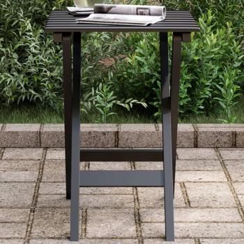 Mesa auxiliar plegable de madera maciza de álamo negro