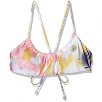 Volcom Tie Dye For Scoop Parte Superior Bikini, Mujer, Multi, M