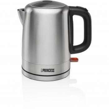 Princess 236000 Hervidora, 2000 W, 1 Liter, Acero Inoxidable, Plateado