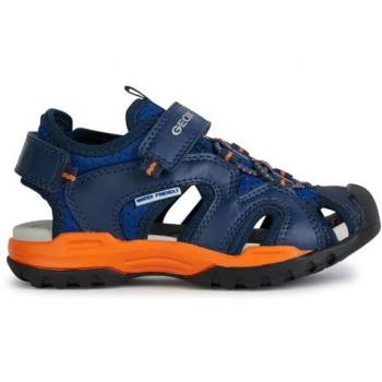 Sandalias Geox Niño Borealis Azul Royal/Naranja