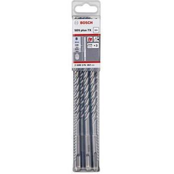 Bosch 10x Broca de Martillo SDS-plus-7X 8 x 150 x 215 mm - Paquete de 10 piezas