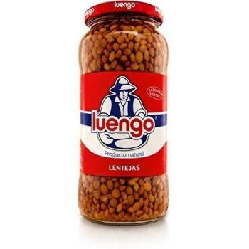 Luengo Lenteja Cocida en Frasco, 570g