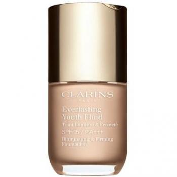 Clarins Everlasting Youth Fluid Illuminating Firming Foundation SPF15 - 30ml - Shade 100 Lily