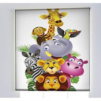 Estor Enrollable Translúcido Infantil Easy Fix - Instalación Sin Herramientas 50 x 150 cm Modelo I-3049