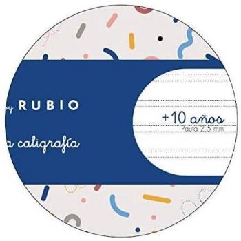 Cuaderno grapado A4 50 hojas pauta 2,5mm Mr con ejercicios Rubio Miquelrius 8146