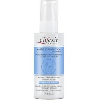 Aceite Antiestrías Cica Intensive E'Lifexir 100 ml - Reduce y Repara Estrías y Cicatrices, con Centella Asiática y 8 Aceites Naturales, Ideal para Embarazadas