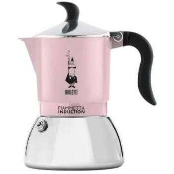 Cafetera Italiana Bialetti 29592 Acero Inoxidable Aluminio 4 Tazas Rosa