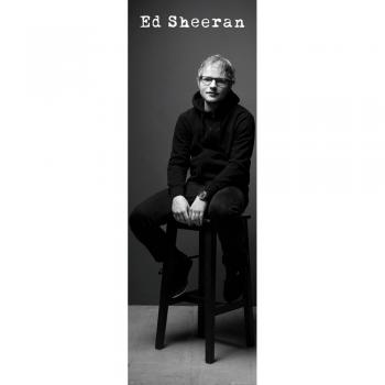 Gb Posters Puerta Poster con diseño Ed Sheeran Black and White, Madera, Varios, 53 x 158 cm