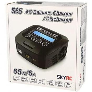 Cargador SKYRC S65 AC 2-4S 6A 65W