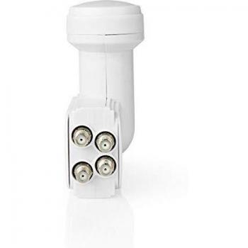 NEDIS LNB's LNB Universal | Cuádruple | Factor de Ruido de 0,2 a 0,85 dB Blanco