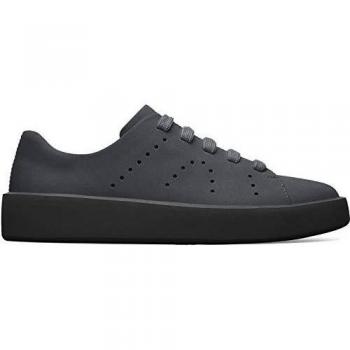 Camper Courb Grey Smooth Leather Women's Trainers