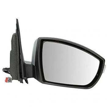 Espejo retrovisor TYC 310-0121 derecho con diseño específico para vehículos, cristal plano, acabado en negro, fácil instalación y alta calidad de fabricación