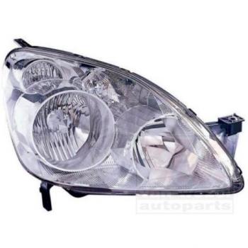 Faro Delantero Derecho H1+H1 con Luz de Dirección para Honda CRV 2004-2006 Van Wezel 2557962
